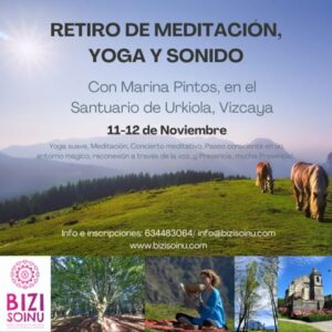 Retiro de meditación yoga y sonido