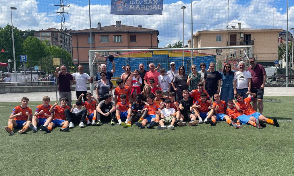 C.D. San Marcial. Crónica. El Cadete Preferente asciende