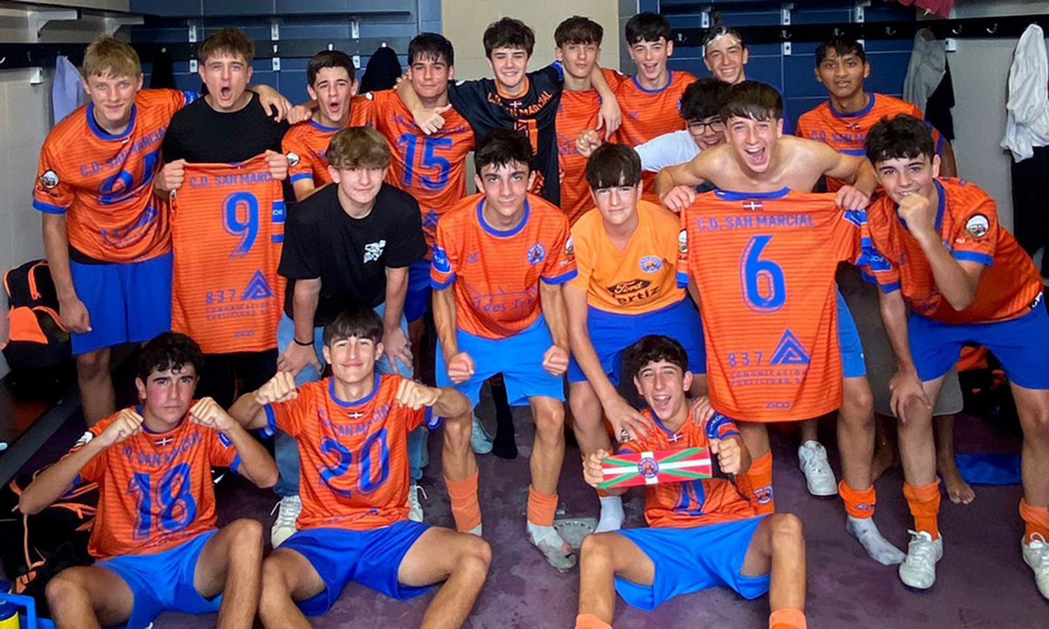 C.D. San Marcial. Crónica. El Cadete Preferente, campeón de liga