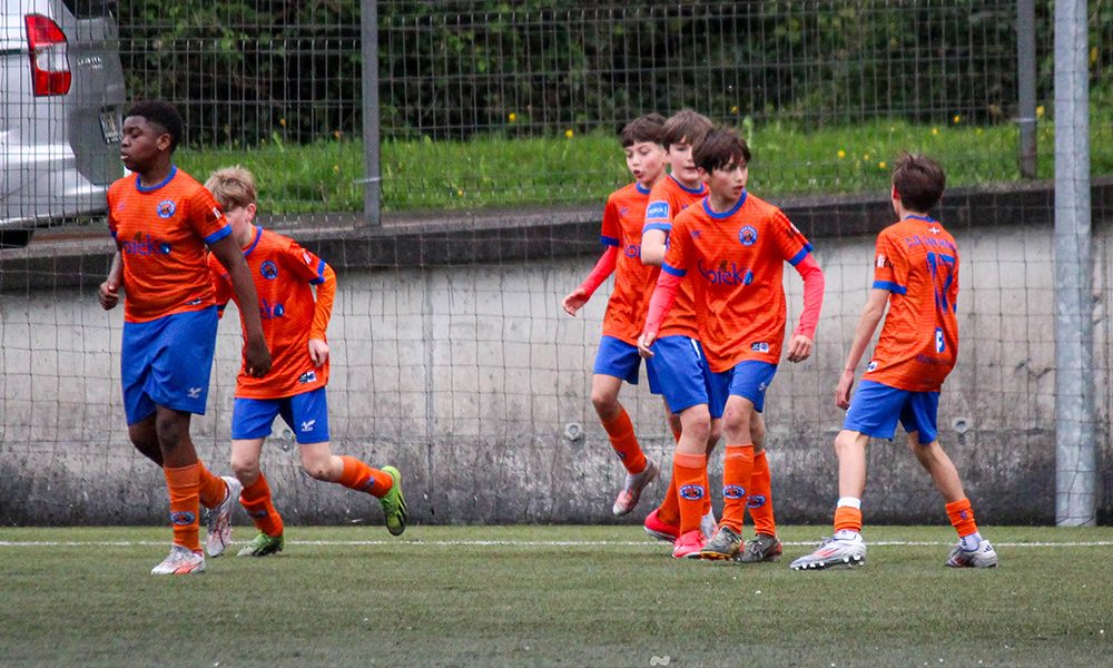 C.D. San Marcial. Crónica. Pleno del Infantil Handi y el 1ª Cadete C
