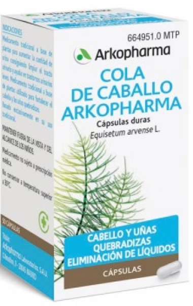 Arkocápsulas cola de caballo 190mg Arkocápsulas cola de caballo 190mg