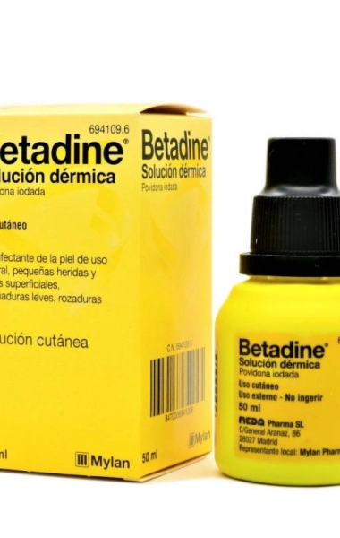 Betadine 100 mg/ml. Betadine 100 mg/ml.