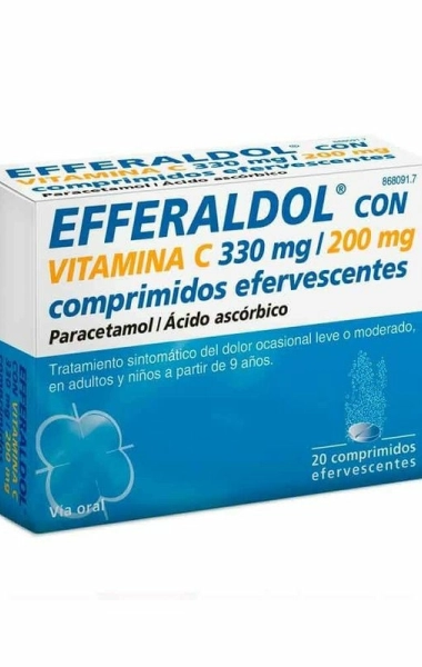 Efferaldol con Vitamina C 330 mg/200 mg Efferaldol con Vitamina C 330 mg/200 mg
