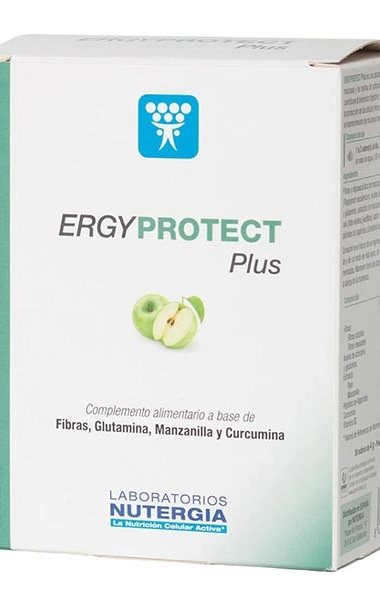 Ergyprotect Plus Contribuye al bienestar digestivo y aporta vitamina B2.