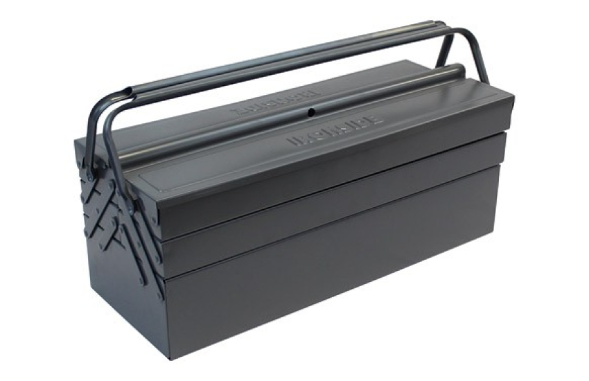 CAJA HERRAMIENTAS METAL GRIS