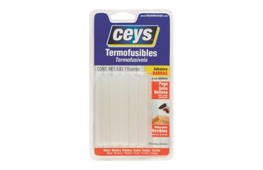 BÂTON ADHÉSIF THERMOFUSIBLE 11 PCS. BÂTON ADHÉSIF THERMOFUSIBLE 11 PCS.