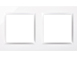 CADRE 2 ÉLÉMENTS BLANC