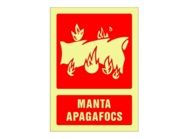 SIGNAL D'INCENDIE PHOTOLUMINESCENT CATALAN