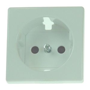 TAPA BASE ENCHUFE 2P + TT BLANCO