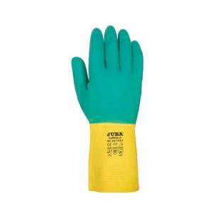 GANT FLOQUÉ BICOLORE EN LATEX