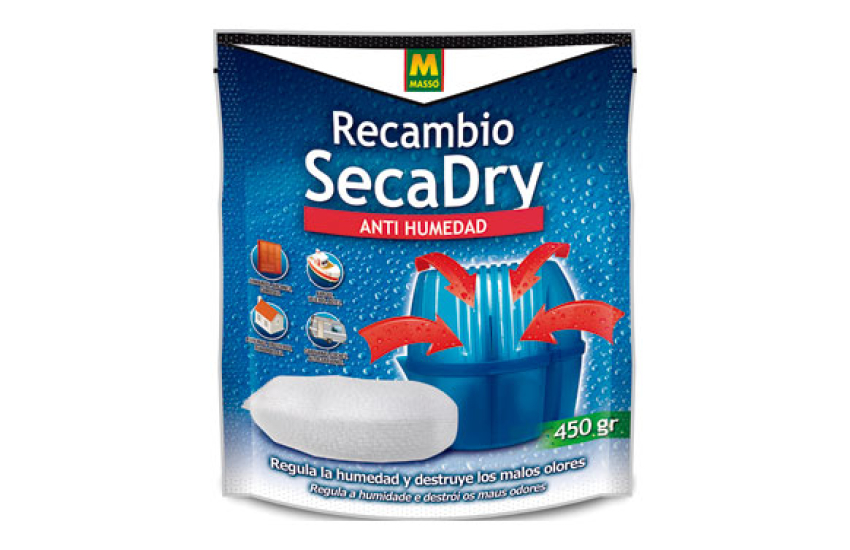 RECHARGE SECADRY POUR L'IMPERMÉABILISATION À L'HUMIDITÉ