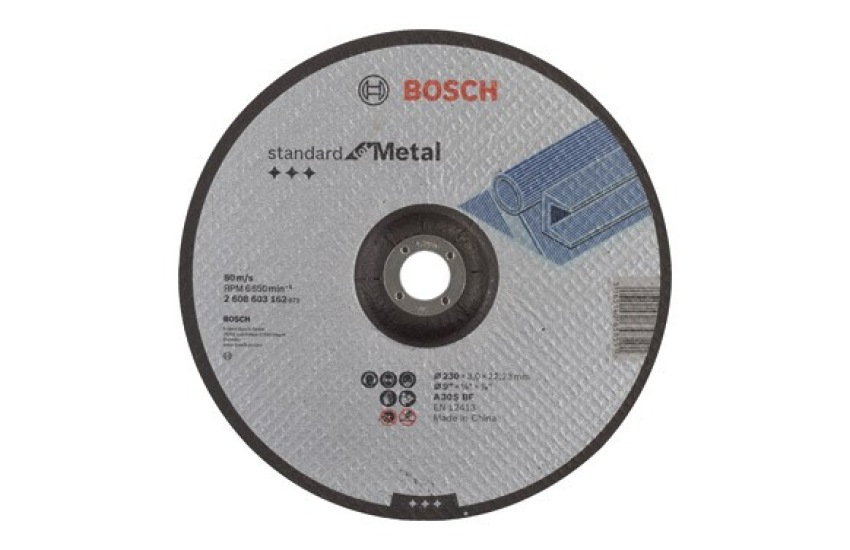 DISQUE À TRONÇONNER CONCAVE 230X3X22,23MM BOSCH