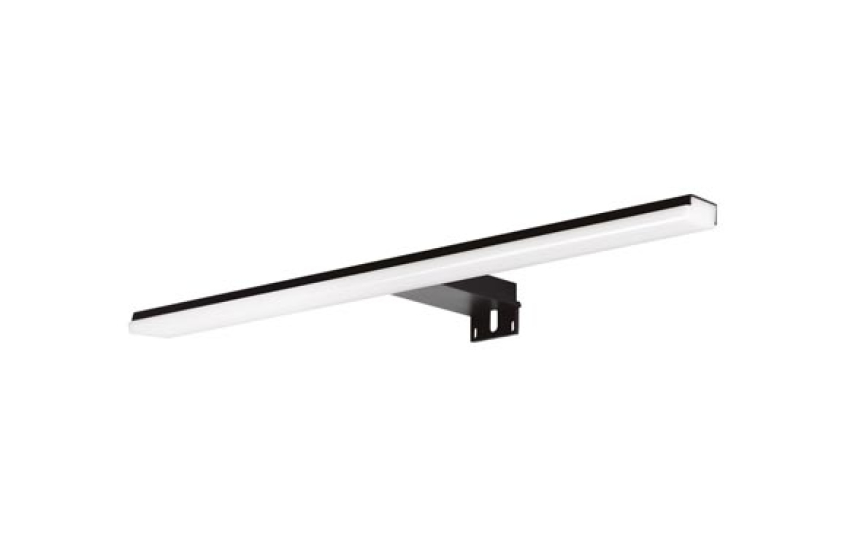 APLIQUE LED BAÑO ACABADO NEGRO 30.8CM  