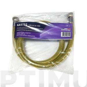 TUBE DE RACCORDEMENT MÉTALLIQUE EN SPIRALE POUR CUISINIÈRES À GAZ - TABLES DE CUISSON À GAZ