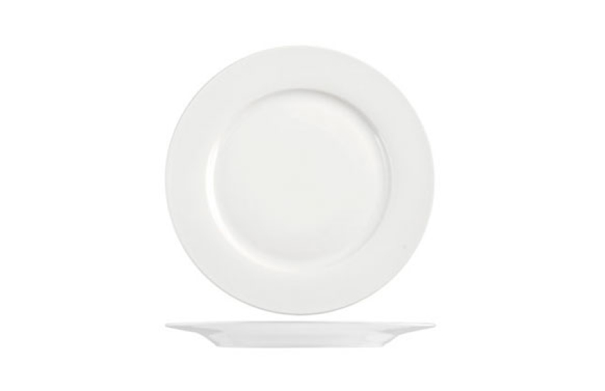NOUVELLE ASSIETTE EN PORCELAINE OSSEUSE ALA WHITE