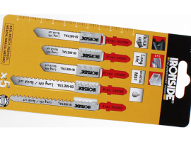 HOJA SIERRA CALAR PARA METAL PVC (JUEGO 5 PIEZAS)