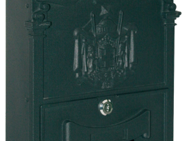 BUZON EXTER. 25X8X40,8CM NATUUR ALU NEGRO IMPERIO NT97366