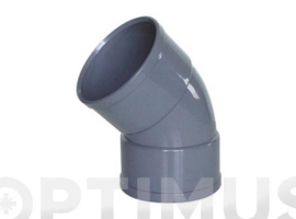 EVAC COUDE H-H 45º 040MMØ PVC HIDROT
