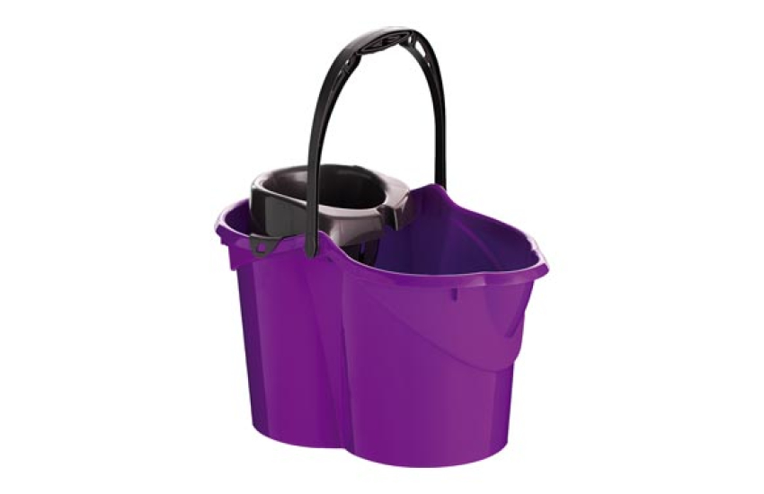 CUBO CON ESCURRIDOR LILA