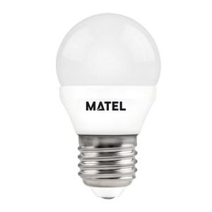 LAMPARA ESFERICA LED AL + PC