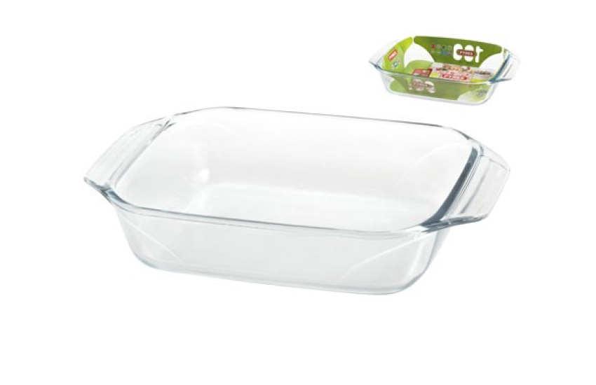 BANDEJA VIDRIO RECTANGULAR