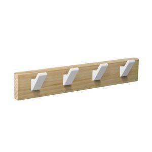 PERCHA PARED MADERA NATURAL