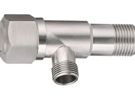 VALVULA ESCUADRA CISTERNA INOX LUX