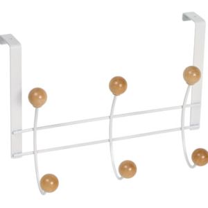 PERCHA SOBREPUERTA BLANCA