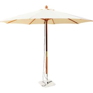 PARASOL EN BOIS BRUT