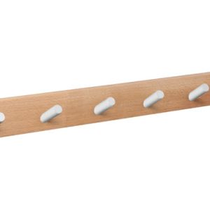 PERCHA PARED MADERA NATURAL