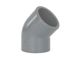COUDE FEMELLE-FEMELLE 45º PVC À COLLER SOUS PRESSION