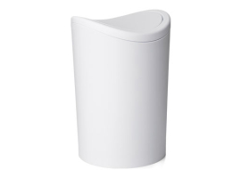 CUBO DE BAÑO BASCULANTE BLANCO