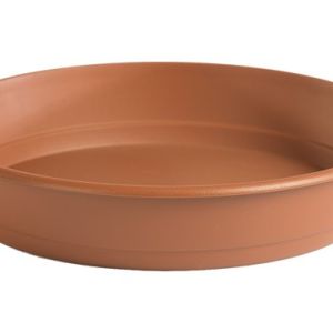 PLAT ROND EN FORME DE POT DE FLEURS 'GARDENIA