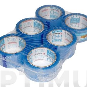 RUBAN D'EMBALLAGE BLEU TRANSPARENT