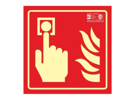 PANNEAU D'INCENDIE PHOTOLUMINESCENT SANS TEXTE