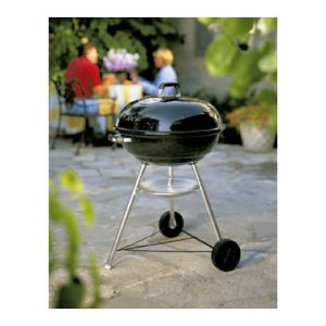 BARBECUE AU CHARBON DE BOIS COMPACT À BOUILLOIRE