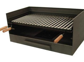 BARBECUE AVEC GRILLE EN ACIER INOXYDABLE