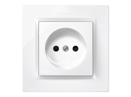 PRISE PRISE SANS TT ENCASTRÉE BLANC