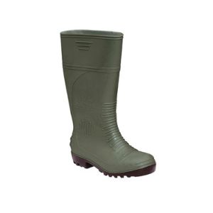 BOTA AGUA CAÑA ALTA VERDE CON PUNTERA Y PLANTILLA
