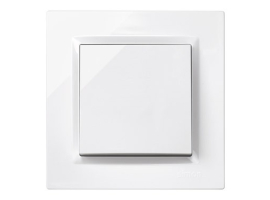 BOUTON POUSSOIR BLANC