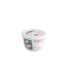RÉCIPIENT EN VERRE AVEC COUVERCLE EN PYREX