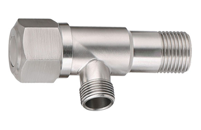 VALVULA ESCUADRA CISTERNA INOX LUX