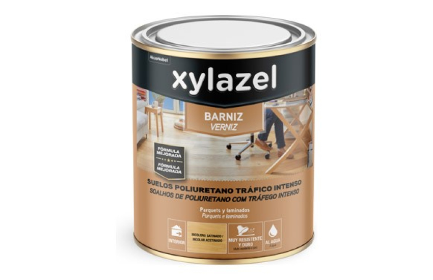 BARNIZ POLIURETANO AL AGUA SUELOS MATE