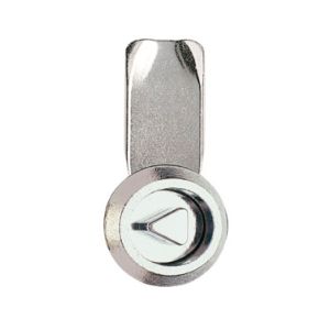 CERRADURA LENGÜETA ZAMAK CROMADO TRIANGULO 8 SIN L