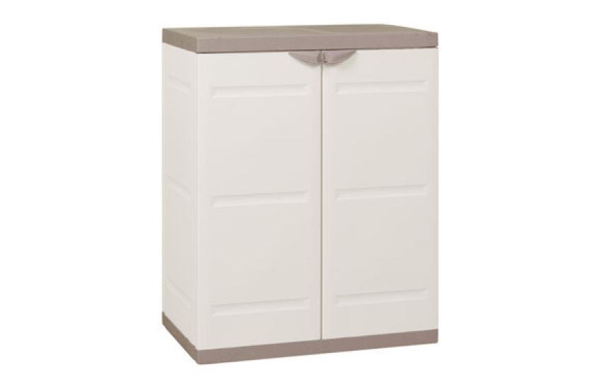ARMARIO RESINA MEDIO 2 BALDAS BEIGE