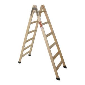 ESCALERA MADERA PINO DOBLE C/TACO