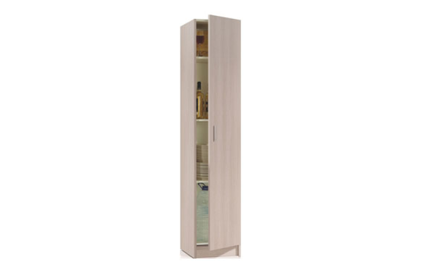 ARMOIRE POLYVALENTE 1 PORTE ÉTAGÈRES EN CHÊNE