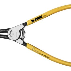 ALICATE PARA ARANDELAS EXTERIORES BOCA CURVA 90º