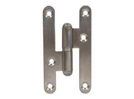 CHARNIÈRE EN ACIER INOXYDABLE 100 X 55 RONDE