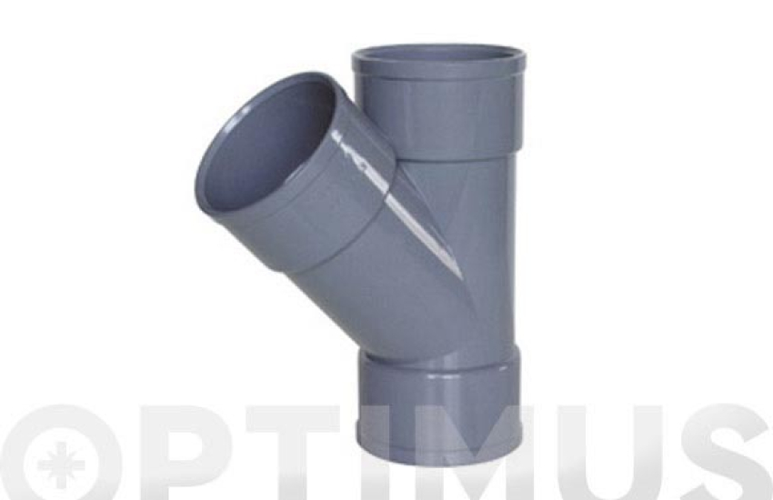 PVC H-H BRANCHE DE DRAINAGE SIMPLE H-H
